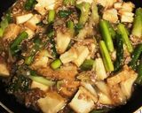 アスパラと厚揚げの豚挽肉あんかけ炒め♪作り方4写真