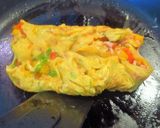 彩り野菜タップリのスパニッシュオムレツ作り方5写真