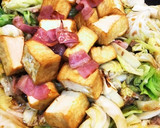 キャベツとベーコン厚揚げの卵とじ☆作り方6写真