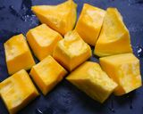 レンジで簡単6分！かぼちゃの煮物作り方1写真