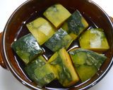 レンジで簡単6分！かぼちゃの煮物作り方3写真