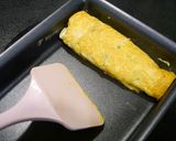 お弁当！出汁巻き卵☆ゆず風味作り方3写真