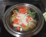 茹でるだけ甘酒クリームパスタ作り方1写真