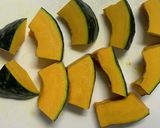 冬至に食べたい、かぼちゃのそぼろあんかけ作り方1写真