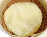 わらび餅を忍ばせた抹茶ムースケーキ作り方5写真