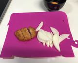 ひとくちヒレカツとじ(1人前)作り方1写真