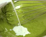 わらび餅を忍ばせた抹茶ムースケーキ作り方7写真