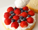 ベリーのツリー形ケーキ作り方6写真