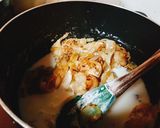 牡蠣と柿のクリームスープ作り方4写真