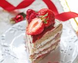あまおうと苺ジャムのふわっふわ紅茶ケーキ作り方57写真