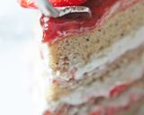 あまおうと苺ジャムのふわっふわ紅茶ケーキ作り方62写真