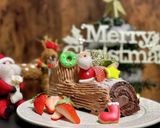 ブッシュドノエル＊クリスマスチョコケーキ作り方33写真
