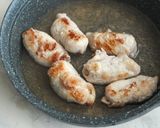 へそ大根の甘辛肉巻き作り方4写真