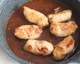 へそ大根の甘辛肉巻き作り方5写真