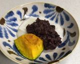 冬至♡粒あんで即席かぼちゃぜんざい　作り方4写真