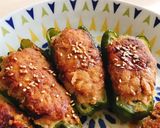 栄養丸ごとピーマンの肉詰め〜BBQソース作り方8写真