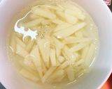 豆腐バーグ&サラダ肉味噌豚こま乗ドーム蒸作り方10写真