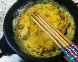 １簡単　挽き肉の炒り卵　お弁当にも作り方3写真