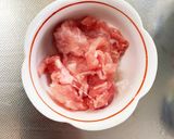 豆腐バーグ&サラダ肉味噌豚こま乗ドーム蒸作り方16写真