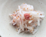 大根の梅和え♪ごまたっぷり香ばしい♪作り方5写真