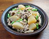 大根と鶏ひき肉の煮込み作り方8写真