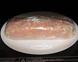 レンジで☆ミートローフのブッシュドノエル作り方3写真