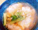 自家製！鶏ガラでスープをとります。作り方5写真
