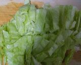 秋です!きのことレタスのサラダ作り方1写真