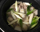 豚コマ肉と白ネギと里芋の煮物♨作り方5写真