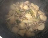 豚コマ肉と白ネギと里芋の煮物♨作り方9写真