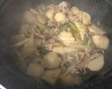 豚コマ肉と白ネギと里芋の煮物♨作り方9写真