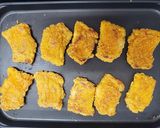 骨なしフライドチキンのパンケーキサンド作り方2写真