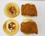 骨なしフライドチキンのパンケーキサンド作り方5写真
