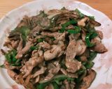 豚肉ピーマン玉ねぎ椎茸の中華炒め作り方6写真