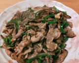 豚肉ピーマン玉ねぎ椎茸の中華炒め作り方6写真