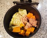 シーチキンと野菜のコンソメスープ作り方1写真