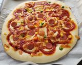 こねずに簡単☆らくらくピザ作り方7写真