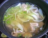 れんこんの温かあっさりスープ作り方1写真
