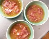 豆腐バーグ&サラダ肉味噌豚こま乗ドーム蒸作り方19写真