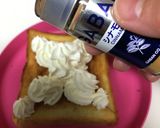 生クリームたっぷりシナモントースト作り方2写真