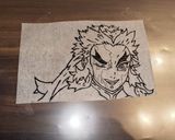 煉獄杏寿郎ケーキ♡作り方1写真