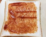 チーズ&ケチャップトースト作り方1写真