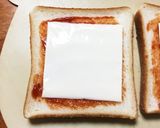チーズ&ケチャップトースト作り方2写真