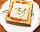 チーズ&ケチャップトースト作り方3写真