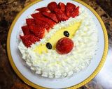 付属の絞り袋でめちゃカワ簡単サンタケーキ作り方10写真