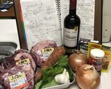 意外と簡単♪本格的牛ほほ肉の赤ワイン煮作り方1写真