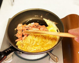 鮭のほぐし身とたっぷり三つ葉の炒り卵作り方8写真