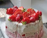 あまおうと苺ジャムのふわっふわ紅茶ケーキ作り方58写真