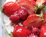 あまおうと苺ジャムのふわっふわ紅茶ケーキ作り方59写真
