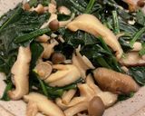 母のほうれん草ときのこの煮浸し作り方6写真